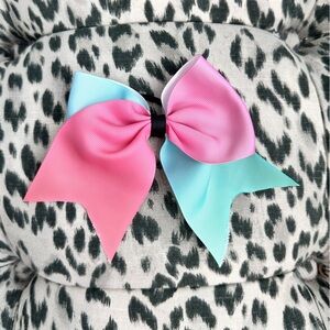 Cotton Candy Cheerleading Bow